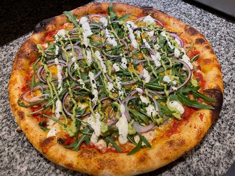 Pizza du mois de Mars à la cahute St Cezaire sur Siagne